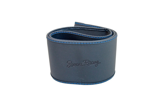 Simoni Racing Steering wheel cover Soft Skin (elastic) Black/Blue Artificial leather, Image 2