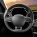 Universal steering wheel cover Classic - Black PVC leather + Gray stitching (lace closure), Thumbnail 3