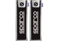 Sparco Set of Seat Belt Covers - Black/Grey