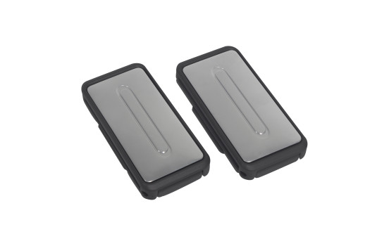 Belt clips silver 2 pieces