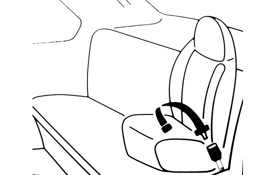Safety belt 2-point automatic, Image 2