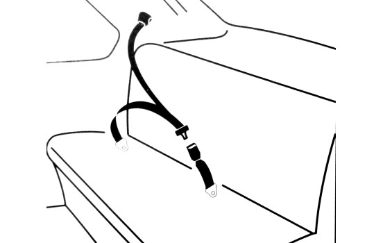 Seat belt 3-point static, Image 2