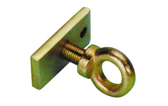 Universal belt eyes with mounting plate - set of 3 pieces
