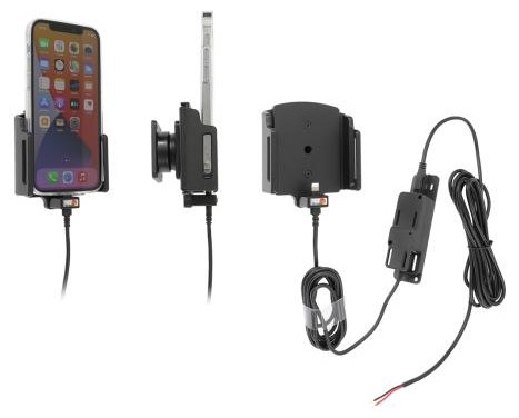 Apple iPhone 12 / 12 Pro / 13 / 13 Pro Active Adjustable Holder with Fixed Power Supply