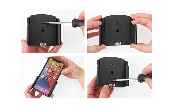 Apple iPhone 13/14/15Pro Passive Adjustable Holder with Swivel Mount, Image 3