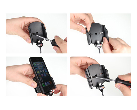Apple iPhone 5 / 5S / SE Active adjustable holder with 12V USB plug, Image 4