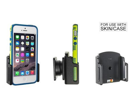 Apple iPhone 5 iPhone 13 Mini adjustable holder with swivel mount. With cover