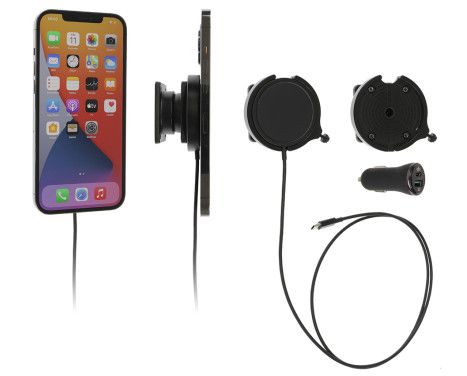 Apple iPhone MagSafe Charger/Swivel, Active Holder with 12V USB SIG Plug