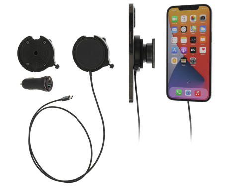 Apple iPhone MagSafe Charger/Swivel, Active Holder with 12V USB SIG Plug, Image 2