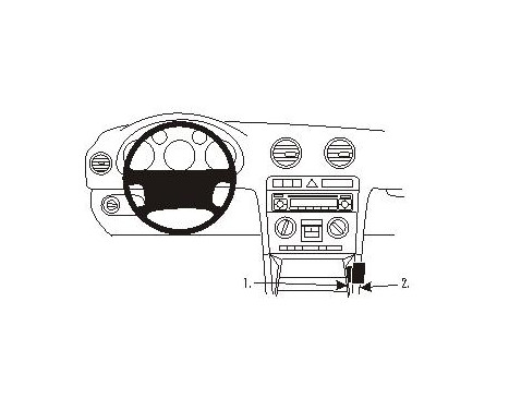 ProClip - Audi A3 2003-2012 / Audi S3 2003-2006 Angled mount, Low