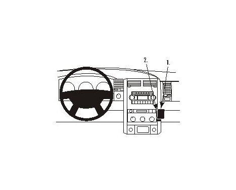 ProClip - Dodge Durango 2004-2010 Center mount