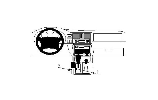 ProClip - Honda Passport - Isuzu Rodeo Console mount