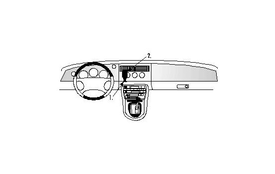 ProClip - Jaguar XK8 1997-2006 Center mount