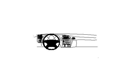 ProClip - Saab 9-5 1998-2005 Left mount