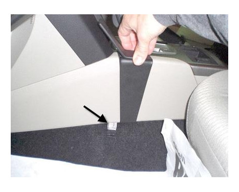 ProClip - Subaru Outback 2010-2014 Console mount, Left, Image 2