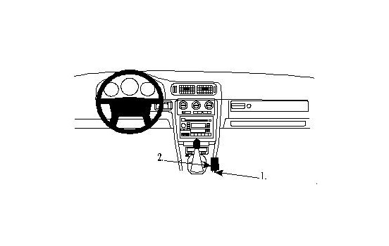 ProClip - Volvo C70 1997-2005 / S70/ V70 1997-2000 Console mount