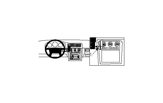ProClip - Volvo C70/ S70/ V70 Center mount, High