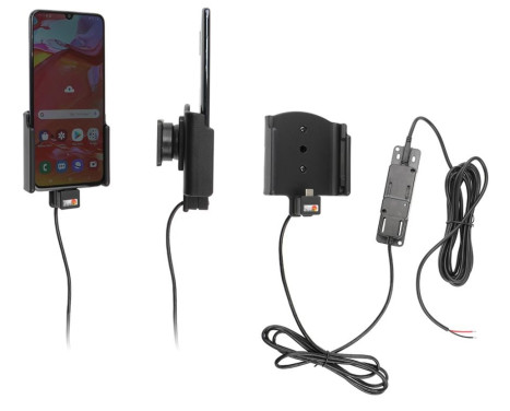 Samsung Galaxy A70 Active Holder with Fixed Power Supply