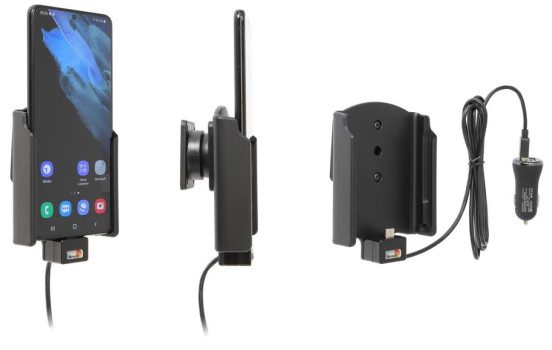 Samsung Galaxy S21 PLUS Active holder with 12V USB plug