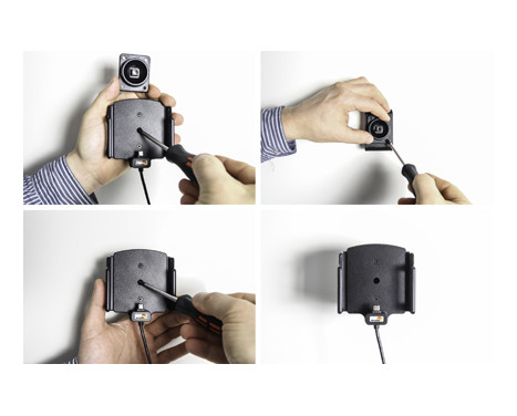 Universal adjustable holder with fixed power supply width: 75-89 mm thickness: 12-16 mm, Image 3