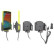 Universal holder with 12V USB plug 62-77mm / 9-13 mm
