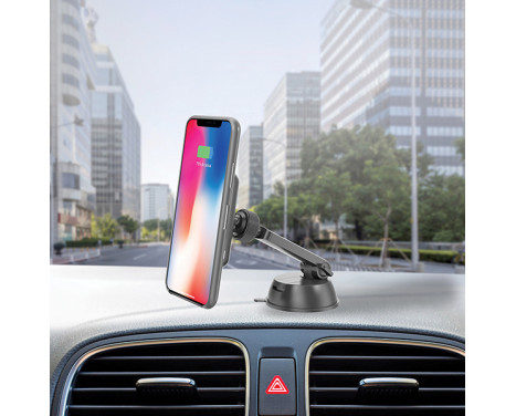 Celly Magnetic Holder Ghost + Wireless Charger, Image 2