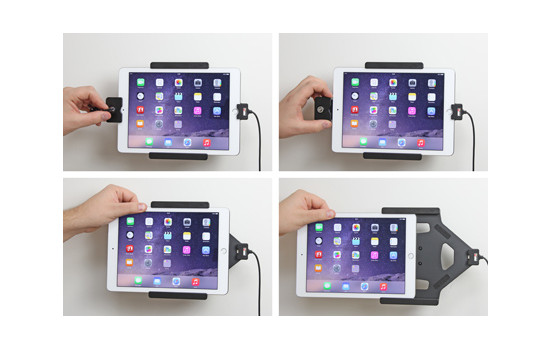Apple iPad Air2 / Pro 9.7 Active holder with USB Sig. Plug LOCK, Image 3