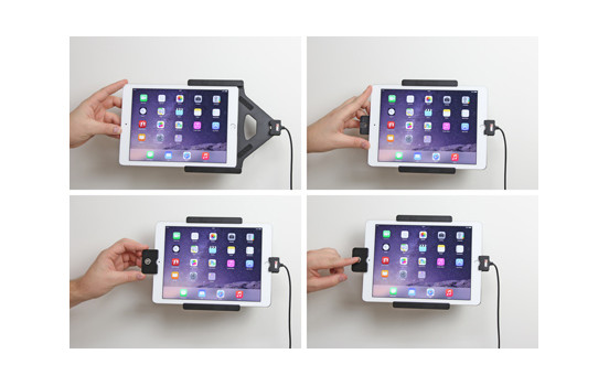 Apple iPad Air2 / Pro 9.7 Active holder with USB Sig. Plug LOCK, Image 4