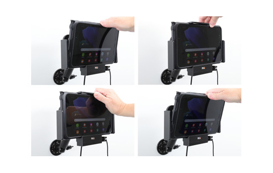Brodit holder/charger Samsung Tab Active 2/3 sig.USB Host, Image 3