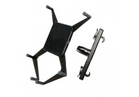 Tablet holder with headrest attachment
