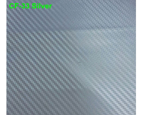 3D carbon foil 152x200cm Silver, self-adhesive