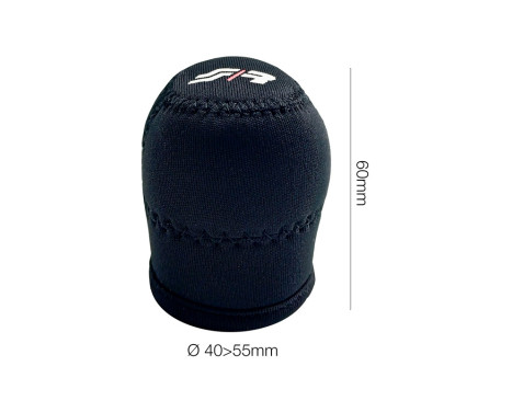 Simoni Racing Gear Knob Cover - Black + SR Logo, Image 4