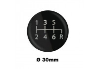 Simoni Racing Gear knob shift pattern 6-speed (reverse right bottom) ÃƒÂ˜30mm