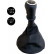 Simoni Racing Gear Shift Knob OEM Volkswagen Transporter T5/T6 - Black Leather + 2 Shift Patterns