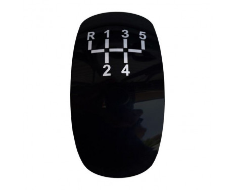 Simoni Racing Gear Shift Knob Skin - Aluminium/Black Leather + 3 Shift Patterns, Image 3