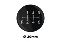 Simoni Racing Gear Shift Knob Sticker 6 Speed