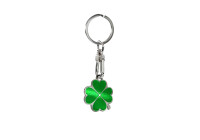 Stainless steel key ring - Four-leaf clover