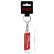 Stainless steel keyring - 'Quattro' Red, Thumbnail 3