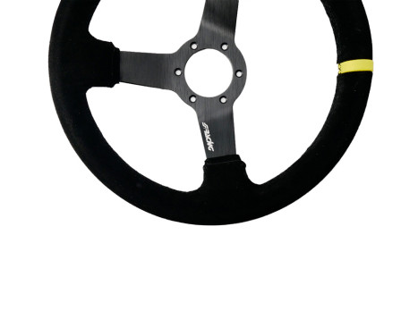 Simoni Racing Sports steering wheel Carrera 320mm - Black Suede (Deep Dish - 47mm), Image 3