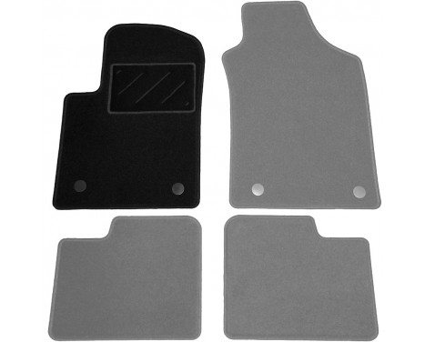 Car mat Front Left Fiat 500 / Cabrio 2013- 4-piece