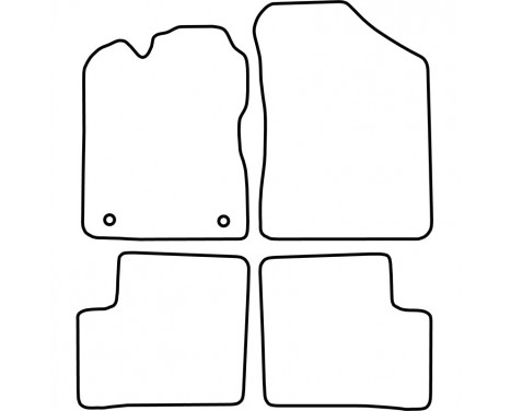 Car Mats Daihatsu Cuore 2003-2007, Image 2