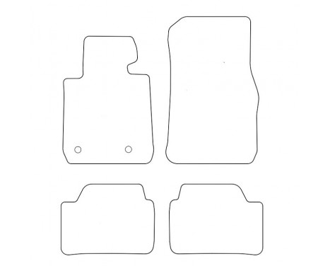 Car mats for BMW 1-Series F20 2012- 4-piece, Image 2