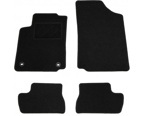 Car mats for Citroen C2 2002-2009 4-piece