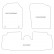 Car mats for Daihatsu Cuore L276 2007- 3-piece, Thumbnail 2