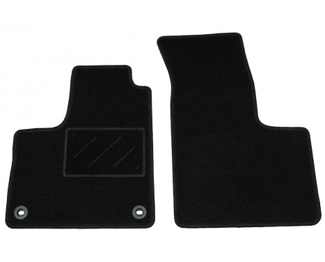 Car mats for Fiat Doblo Cargo 2001-2009 front set 2-piece