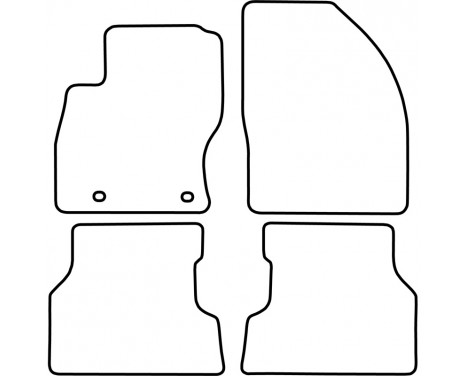 Car mats for Ford Focus 2005-2011 4-piece, Image 5