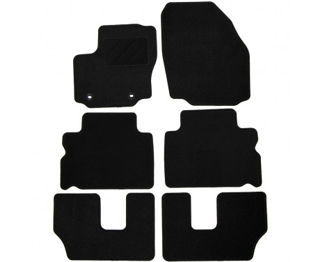 Car mats for Ford S-Max 2006- 7 seater 6-piece