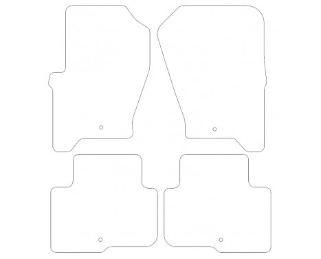 Car mats for Landrover Discovery 2009-2013 4-part, Image 2