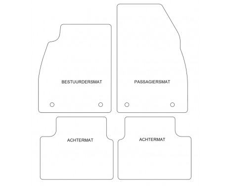 Car mats for Opel Insignia 2008-2013 4-piece, Image 4