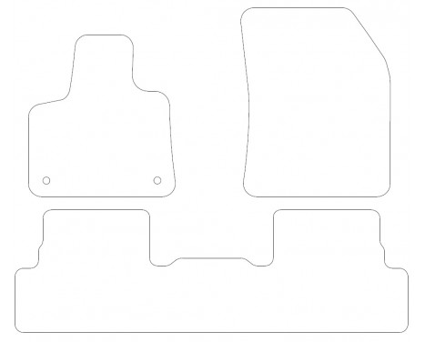 Car mats for Peugeot 3008 2019- 3-part, Image 2